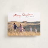 "Lightly Scripted" - Holiday Cards in Holly Berry by Cass Loh - Front