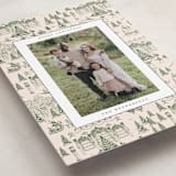 "Nutcracker Toile" - Holiday Cards in Fir by Teju Reval - Detail