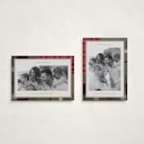 "Antiqued Plaid" - Holiday Cards in Rustic by Makewells - Photo Orientation Options