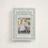 "Christmas Gift" - Holiday Cards in Blue Jay by Paper Sun Studio - Front