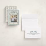 "Christmas Gift" - Holiday Cards in Blue Jay by Paper Sun Studio - Assembled