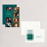 "Plaid Closeup" - Holiday Cards in Pear by Ellis - Assembled
