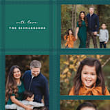 "Plaid Closeup" - Holiday Cards in Pear by Ellis - Detail