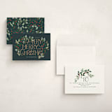 "A Very Merry Christmas Botanicals" - Holiday Cards in Wreath by Rebecca Durflinger - Assembled
