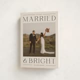 "Happy Headlines" - Holiday Cards in Licorice by Ekko Studio - Folded Card