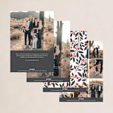 "From our home to yours" - Holiday Cards in Midnight by Yaling Hou Suzuki - Back of Card Options