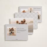 "Elegant Trio" - Holiday Cards in Snow by Nicole Walsh - Back of Card Options