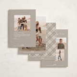 "Film Collage" - Holiday Cards in Snow by Robert and Stella - Back of Card Options