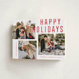 "Telluride" - Holiday Cards in Candy Cane by Kristie Kern - Folded Card