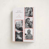 "Peppermint Strip" - Holiday Cards in Peppermint by Carrie ONeal - Folded Card