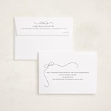 "Cascading Bow" - Holiday Cards in Snow by Lauren Chism - FREE Recipient Addressing