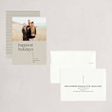 "modern vertical" - Holiday Cards in Sand by JoAnn Jinks - Assembled