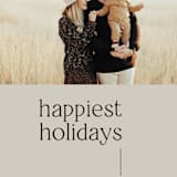 "modern vertical" - Holiday Cards in Sand by JoAnn Jinks - Detail