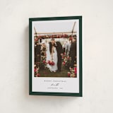 "Colored Edge" - Holiday Cards in Hunter by Jennifer Postorino - Folded Card