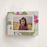 "Holiday Lily" - Holiday Cards in Magenta by Lise Gulassa - Folded Card