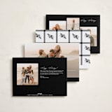 "Frame of Happiness" - Holiday Cards in Snow by Chris Griffith - Back of Card Options