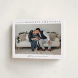 "Frame of Happiness" - Holiday Cards in Snow by Chris Griffith - Folded Card