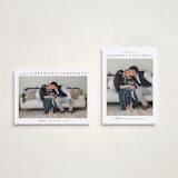 "Frame of Happiness" - Holiday Cards in Snow by Chris Griffith - Photo Orientation Options