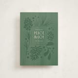 "Pines and pinecones" - Holiday Cards in Wintergreen by Jennifer Wick - Front