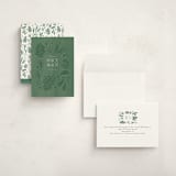 "Pines and pinecones" - Holiday Cards in Wintergreen by Jennifer Wick - Assembled