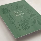 "Pines and pinecones" - Holiday Cards in Wintergreen by Jennifer Wick - Detail