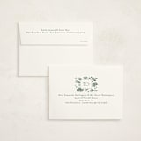 "Pines and pinecones" - Holiday Cards in Wintergreen by Jennifer Wick - FREE Recipient Addressing