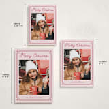"ticket frame" - Holiday Cards in Winter Rose by Cass Loh - Formats Available