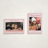 "ticket frame" - Holiday Cards in Winter Rose by Cass Loh - Photo Orientation Options