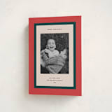 "Classic Wrap" - Holiday Cards in Candied Apple by Annie Clark - Folded Card