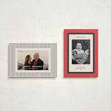 "Classic Wrap" - Holiday Cards in Candied Apple by Annie Clark - Photo Orientation Options