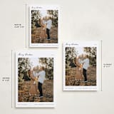 "Christmas Card" - Holiday Cards in Snowcap by Pixel and Hank - Formats Available