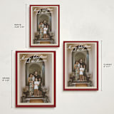 "Vintage photo card" - Holiday Cards in Berry by Maja Cunningham - Formats Available