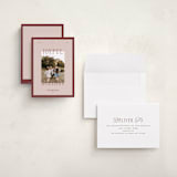 "Cranberry Sauce" - Holiday Cards in Cranberry Sauce by Blustery August - Assembled