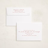 "Kinda" - Holiday Cards in Berry by Hudson meet Rose - FREE Recipient Addressing