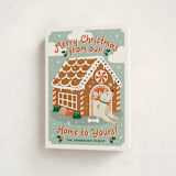 "GINGERBREAD DOG HOUSE" - Holiday Cards in Cider by THE SOCIAL TYPE WHOLESALE - Folded Card