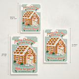 "GINGERBREAD DOG HOUSE" - Holiday Cards in Cider by THE SOCIAL TYPE WHOLESALE - Formats Available