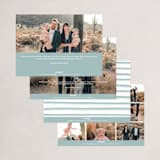"More Excited" - Holiday Cards in Wintermint by Cindy Reynolds - Back of Card Options