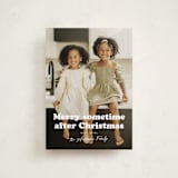 "Sometime" - Holiday Cards in Snowflake by Hudson meet Rose - Front