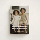 "Sometime" - Holiday Cards in Snowflake by Hudson meet Rose - Folded Card