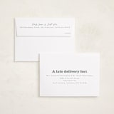 "Sometime" - Holiday Cards in Snowflake by Hudson meet Rose - FREE Recipient Addressing