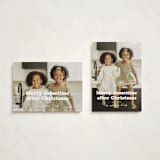 "Sometime" - Holiday Cards in Snowflake by Hudson meet Rose - Photo Orientation Options