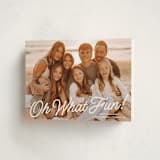 "what fun!" - Holiday Cards in Snow by Susan Asbill - Folded Card