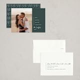 "The World Rejoices" - Holiday Cards in Pine by Lea Delaveris - Assembled