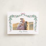 "Soft Garland" - Holiday Cards in Winter Rose by frau brandt - Front