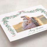 "Soft Garland" - Holiday Cards in Winter Rose by frau brandt - Detail