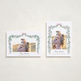 "Soft Garland" - Holiday Cards in Winter Rose by frau brandt - Photo Orientation Options