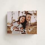 "Heart Be Light" - Holiday Cards in Snow by Sara Hicks Malone - Folded Card