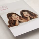 "Believe" - Holiday Cards in Cranberry by Heather Schertzer - Detail