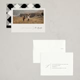 "Panoramic" - Holiday Cards in Charcoal by Leah Bisch - Assembled