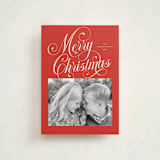 "Peppermint Twist" - Holiday Cards in Candy Apple by Jessica Williams - Front